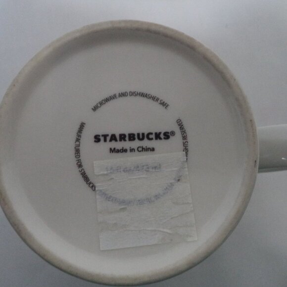 Starbucks Cancun Mexico Vintage Mug Cup Micro Dish beach palm trees - Picture 11 of 11